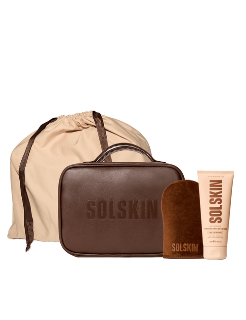 Tan Bag, Gradual and Mitt  + Free Dust Bag