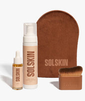 Mousse, Drops, Mitt & Brush
