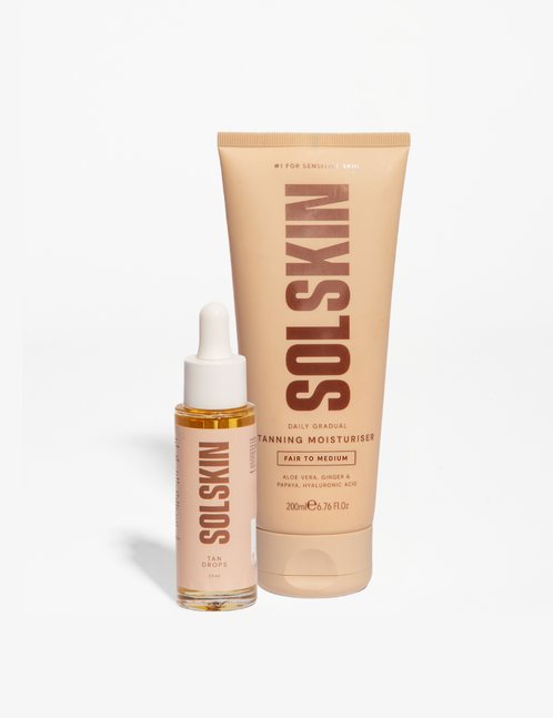 Gradual Tanning Moisturiser & Tan Drops